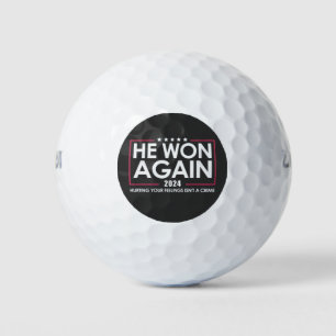 Hij won weer 2024 Trump inauguratie 2025 Golfballen