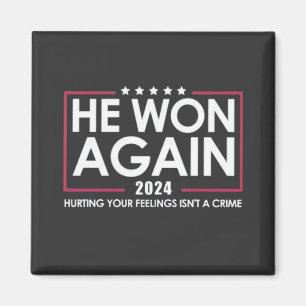 Hij won weer 2024 Trump inauguratie 2025 Magneet