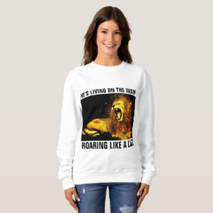 HIJ WOONT AAN DE BINNENKANT ALS EEN LION T-SHIRTS. TRUI