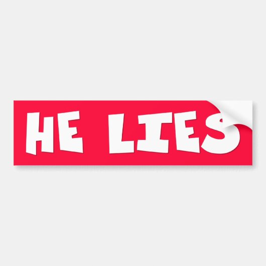 Hij woont bumpersticker (Voorkant)