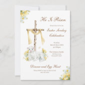 Hij wordt Christelijk Pasen Kaart (Voorkant)