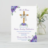 Hij wordt Christelijk Pasen Kaart (Staand voorkant)