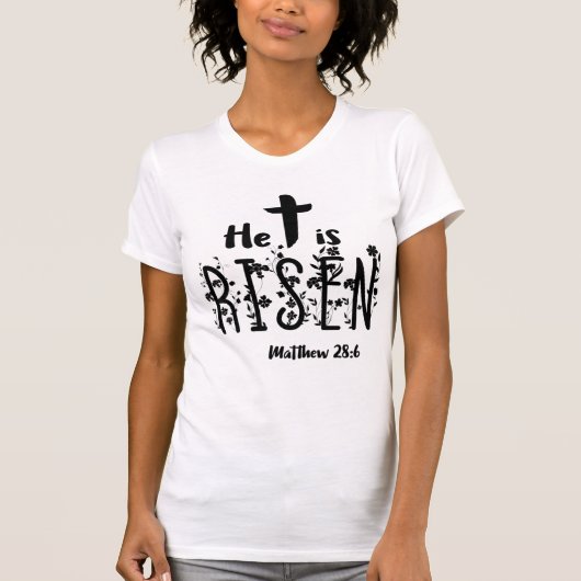 Hij wordt Christelijk Pasen T-shirt (Voorkant)