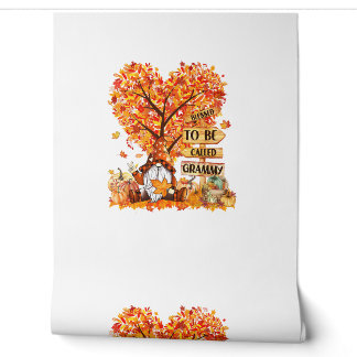 Hij wordt ook wel Grammy Gnome Herfst Thanksgivin Behang