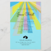 Hij wordt uitgezonden tijdens de paasservice flyer (Achterkant)