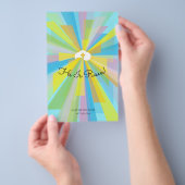 Hij wordt uitgezonden tijdens de paasservice flyer (Hand)