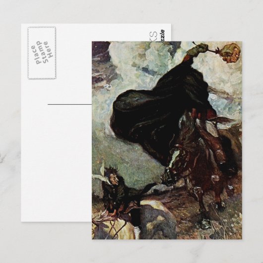 Hij zag de Goblin Rising Briefkaart (Voorkant / Achterkant)