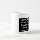 Hij zal de koffie-Mok herstellen Koffiemok (Center)