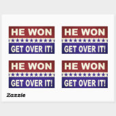 Hij zal er overheen komen! Stickers (Vel)