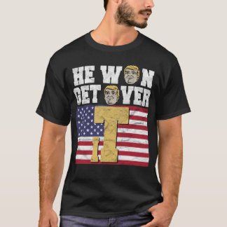 Hij zal het overwinnen t-shirt