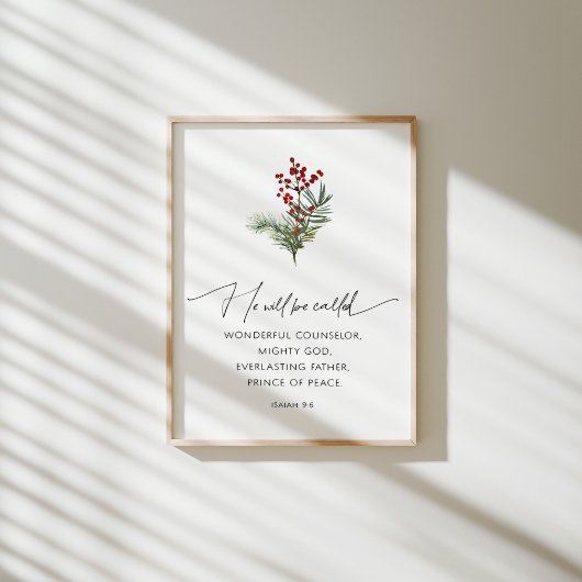 Hij zal het poster van de kerstbijbel worden genoe