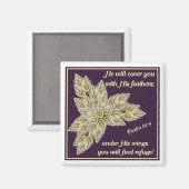 Hij zal je bedekken met Zijn veren Magneet (Voorkant / Achterkant)