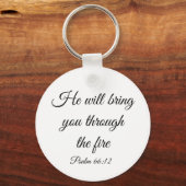 Hij zal je door de Sleutelhanger brengen. (Voorkant)