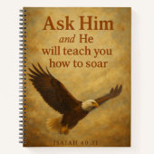 Hij zal je leren zweven notitieboek (Voorkant)