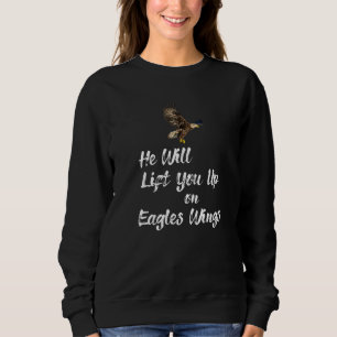 Hij zal je optillen op Eagles Wings 2 Trui