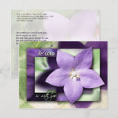 Hij zal je stilhouden met zijn liefde briefkaart (Voorkant / Achterkant)