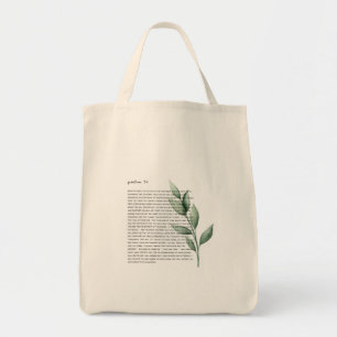 Hij zal u beschermen Psalm 91 Boodschappentas Tote Bag