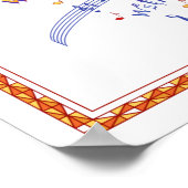 "Hij zal vrezen..." Bijbelprijsopgave met muziekno Poster (Hoek)