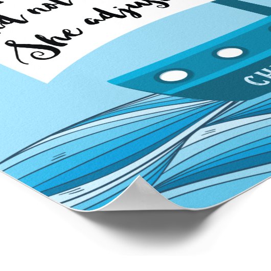 Hij zand in het Storm (de Naam van de Douane) Poster (Hoek)