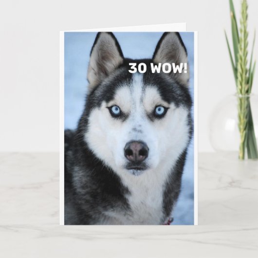 HIJ ZEGT WAAROM DE "30e BIRTHDAY"-HUMOR Kaart (Voorkant)