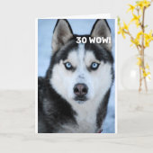 HIJ ZEGT WAAROM DE "30e BIRTHDAY"-HUMOR Kaart (Gele Bloem)