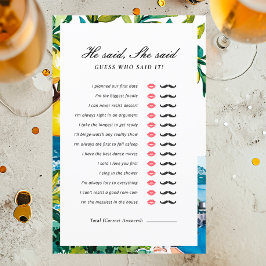 Hij zei dat ze Amalfi Vrijgezellenfeest spel zei