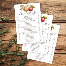 Hij zei dat ze appel herfst vrijgezellenfeest spel