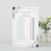 Hij zei dat ze Blue Blush Vrijgezellenfeest spel z (Staand voorkant)