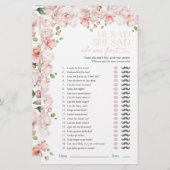 Hij zei dat ze blush Vrijgezellenfeest Game zei (Voorkant / Achterkant)