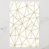 Hij zei dat ze de Gold Greenery Shower-spelkaart z Flyer (Achterkant)