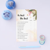 Hij zei dat ze de kerstkaart van het Vrijgezellenf Flyer (Enkel)