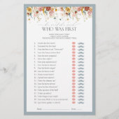 Hij zei dat ze Dusty Blue Vrijgezellenfeest Game z (Voorkant)