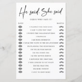 Hij zei dat ze een huwelijksverlovingsfeestspel ze (Voorkant)