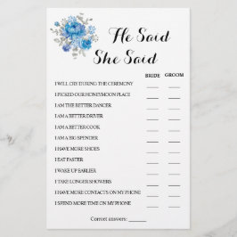 Hij zei dat ze een paar-schoenenkaartje zei flyer