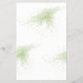 Hij zei dat ze Eucalyptus BridalShower-Kaart zei Flyer (Achterkant)