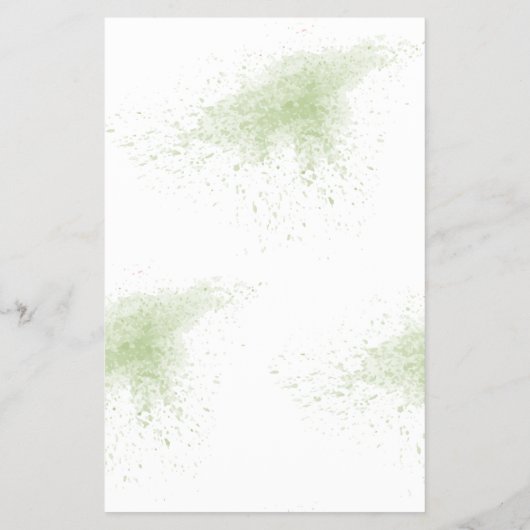 Hij zei dat ze Eucalyptus BridalShower-Kaart zei Flyer (Achterkant)