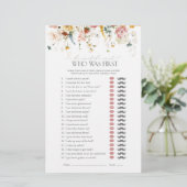 Hij zei dat ze Garden Flowers Vrijgezellenfeest Ga (Staand voorkant)