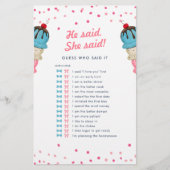 Hij zei dat ze gokte wie het beste Vrijgezellenfee (Voorkant)