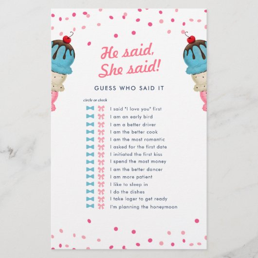 Hij zei dat ze gokte wie het beste Vrijgezellenfee (Voorkant)