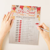 Hij zei dat ze Herfst Vrijgezellenfeest Game Pack  Notitieblok