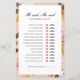 Hij zei dat ze het Vrijgezellenfeest spel had opge