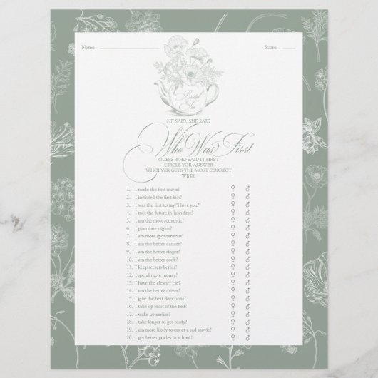 Hij zei dat ze het Vrijgezellenfeest spel zei (Voorkant)