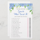 Hij zei dat ze Hydrangea Vrijgezellenfeest Word Ga (Voorkant / Achterkant)