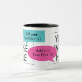 Hij zei dat ze koffiehandschoenen zei. mok (Midden)