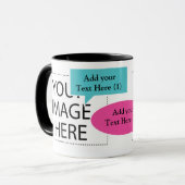 Hij zei dat ze koffiehandschoenen zei. mok (Voorkant links)