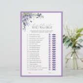 Hij zei dat ze Lavendel Vrijgezellenfeest spel zei (Staand voorkant)