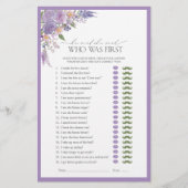 Hij zei dat ze Lila lavendel Vrijgezellenfeest spe (Voorkant)