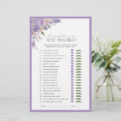 Hij zei dat ze Lila lavendel Vrijgezellenfeest spe (Staand voorkant)