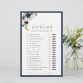 Hij zei dat ze Navy Blue Pink Vrijgezellenfeest sp (Staand voorkant)