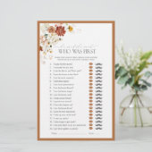 Hij zei dat ze Oranje bloemen Vrijgezellenfeest sp (Staand voorkant)